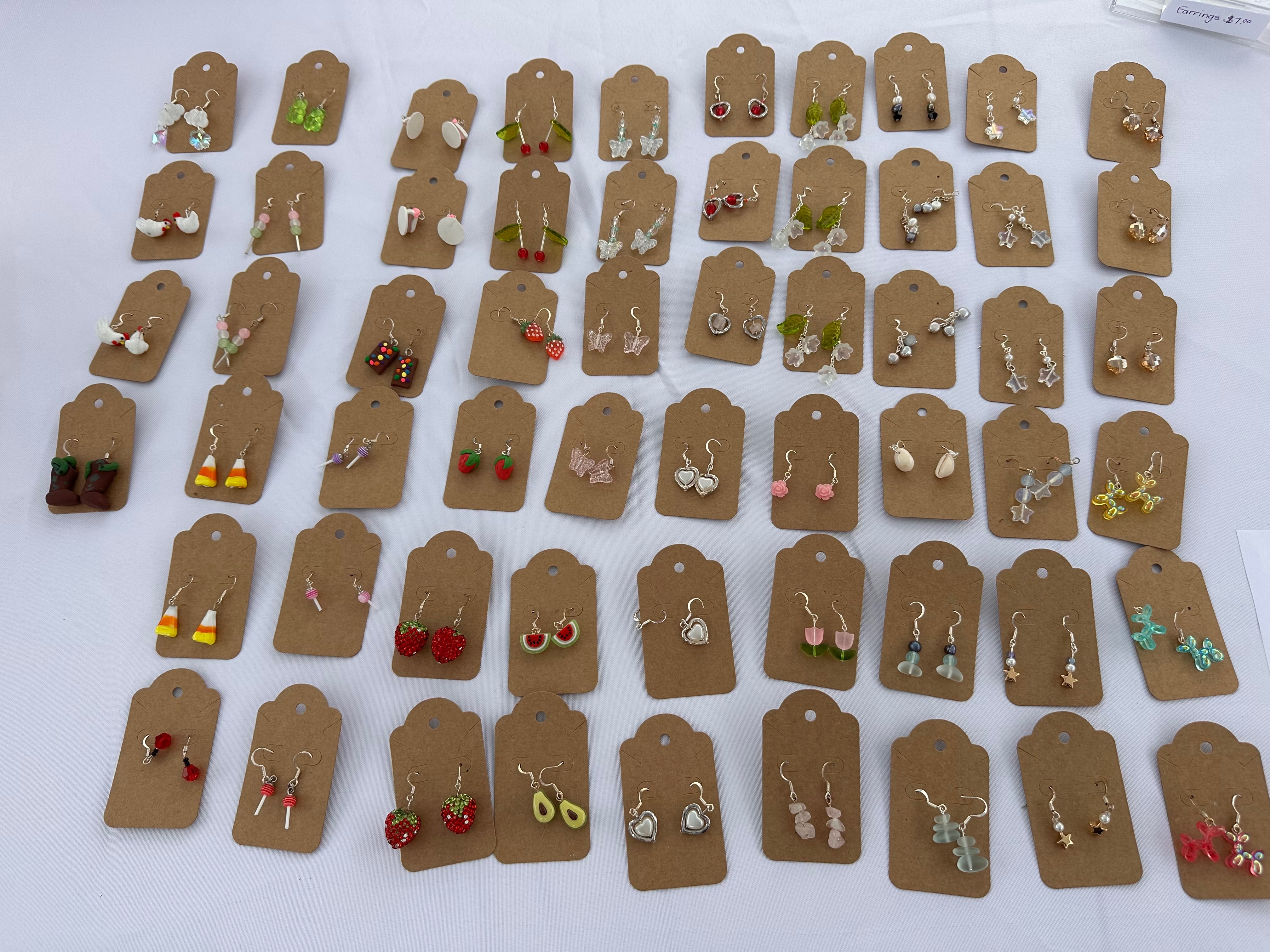 Earring Inventory at Strawberry Festival