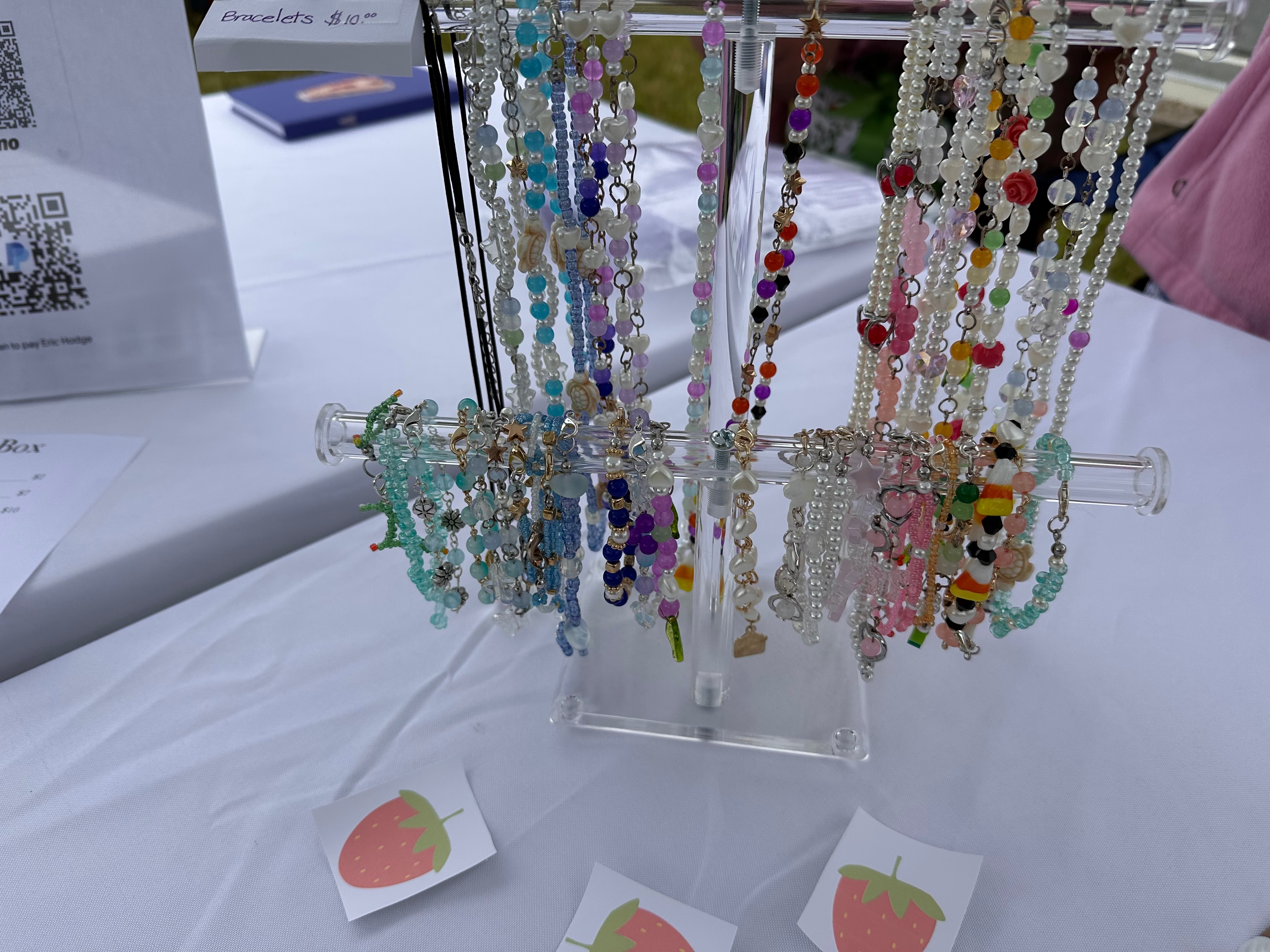 Bracelets and Necklaces at Strawberry Festival